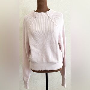 FREE PEOPLE Women's Ribbed Sweater - Pink